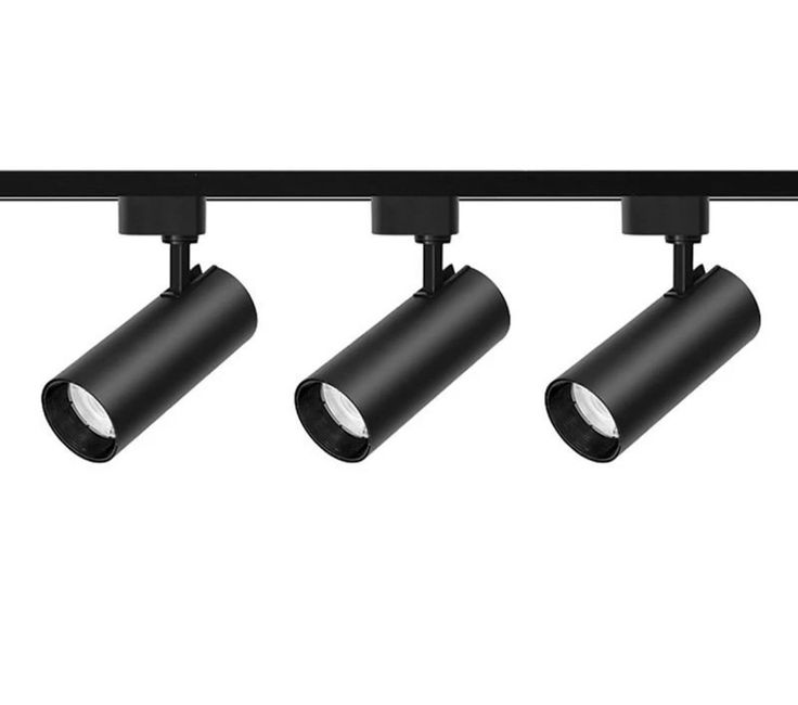 Combo Riel + 3 Spots LED de 20W Luz Cálida