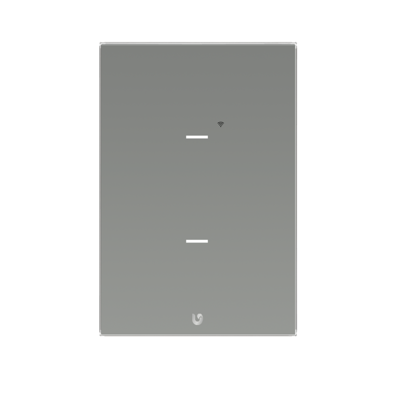 Interruptor doble Smart Home Touch Silver Wifi Gen2