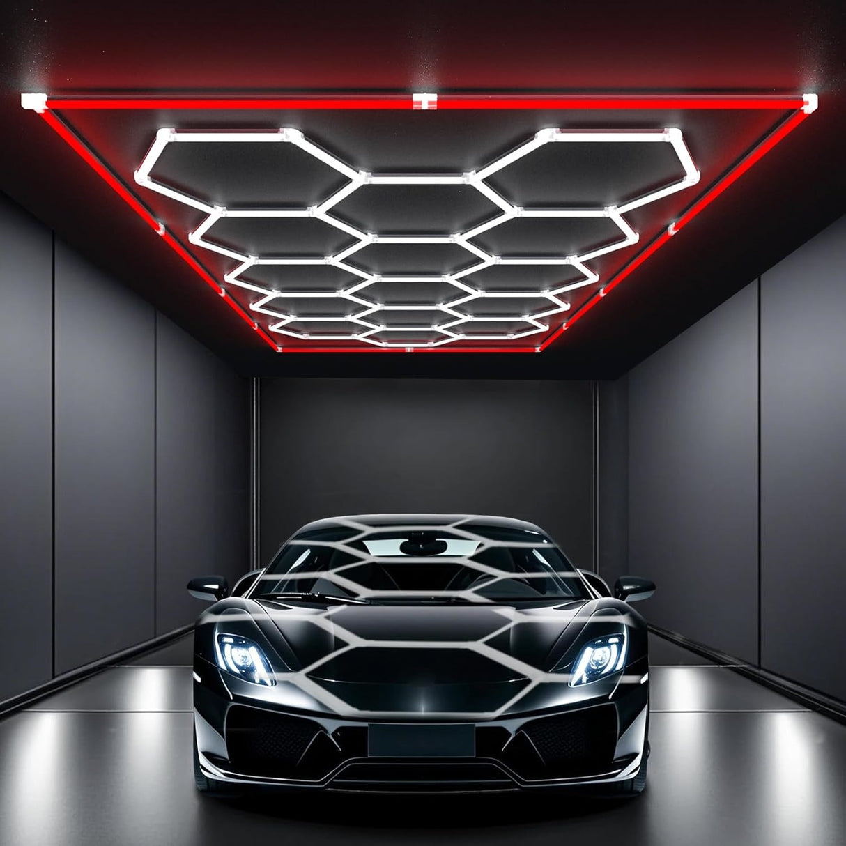 Hexagono LED 30 Cms 1,20 x 1,60 Mts