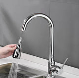 Llave Lavaplatos En Acero Inoxidable Con Manguera Cromado