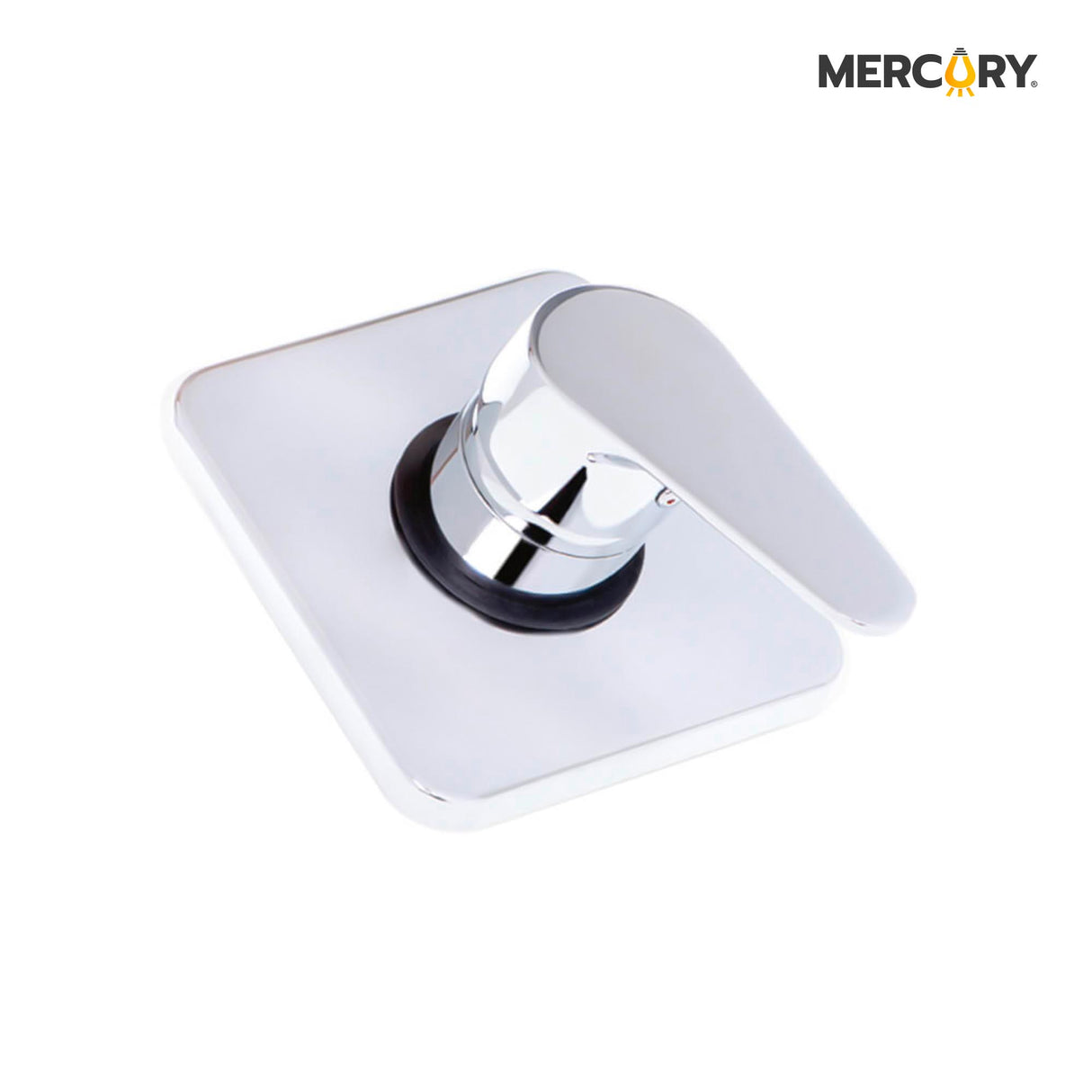 Mixer Ducha Plateado Cuerpo Cuadrado