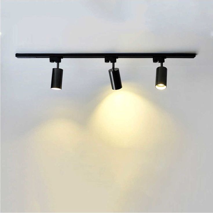 Combo Riel + 3 Spots LED de 20W Luz Cálida