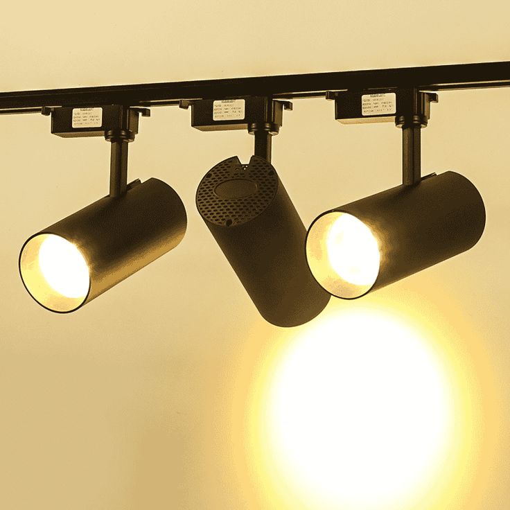Combo Riel + 3 Spots LED de 20W Luz Cálida