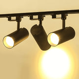 Combo Riel + 3 Spots LED de 20W Luz Cálida